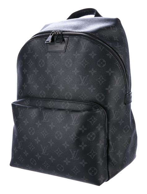 louis vuitton black monogram backpack.